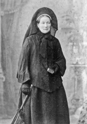 Anne Allix, nee L'Amy, baptised in St Peter on 17 February 1833. In 1841 she was living at Les Landes, St Peter. She got married at the age of 16 on 31 May 31 1849 in St Brelades Church. She was unable to sign her name on the marriage certificate. In 1851 she was living at Prospect House, St Brelade. In 1861 she was at 117 St Aubin's Road St Helier. In 1871 and 1881 she was at Forest Hill Gardeners Lodge, Beaumont, St Peter. She was still alive in 1901 and living with her widowed son Albert Joseph Allix at Torre Bianca, Beaumont. She presumably took care of his five very small children.