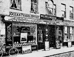 Bellingham, the island's first travel agent, in Mulcaster Street c1906