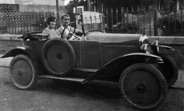 The Lawfords with their Citroen Typ C in 1923