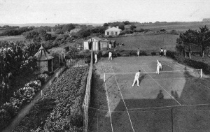 Tennis at the Portelet Hotel