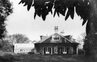 Oak Walk, a 19th cen tury cottage ornee was requisitioned for troop accommodation ...
