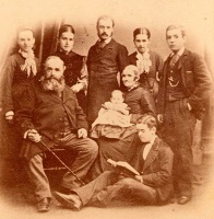 The Mallett family in 1884