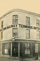 The Eastern Hotel was the Eastern Railway Terminus Hotel in 1910, but later the railway closed