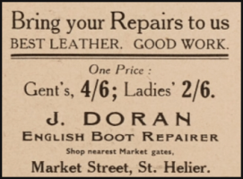 1935 advert in the Jersey Leader