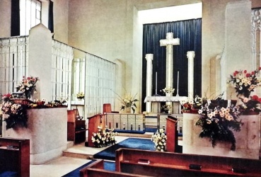 The church interior