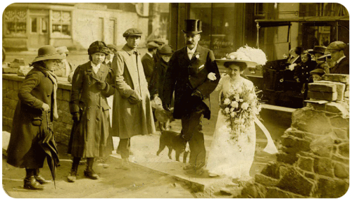 Wedding of Bertha Julia Dean Gauvain