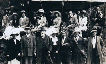 A covered charabanc, also photographed by Smith