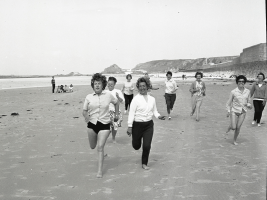 Sunshine Hotel guests' sports day in 1965