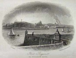 Fort Regent in 1847 by P J Ouless