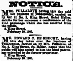 And this advertisement, found later, confirms that the business started in 1903 ...