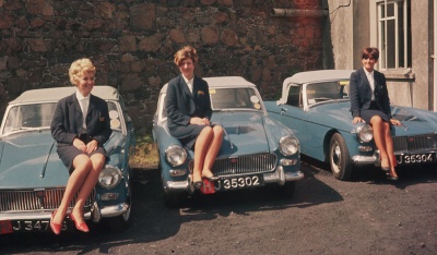 Nora O' Donaghue, Liz Le Couillard and Carol Le Gouez at Bagot Road