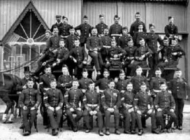 Members of the Royal Jersey Light Infantry at Pooley's