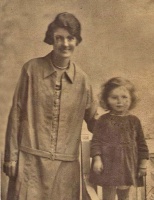 Alice Janet Pinel, nee Fitzgerald (1900-1979), with Barbara Alice