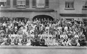 Hallewell's Hotel Bellevue guests in 1914