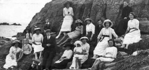 A family picnic at La Corbiere