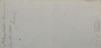 The back of Mullins' stereo pair of St Brelade's Church:Note the same initials and number 22 in the bottom right corner