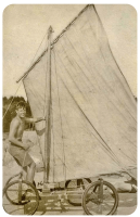 Peter Everard's sand yacht