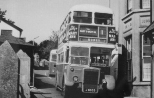 Before the tunnel provided an easier route to the east, buses from the Weighbridge had to negotiate the narrow bottom of Mount Bingham