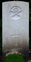 The grave of Great War casualty Charles Francis Viel at Cologne Southern Cemetery