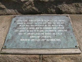 Plaque on Don Monument