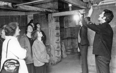 Command bunker reopening in 1977