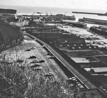 The car park in the 1960s, before the multi-story was built