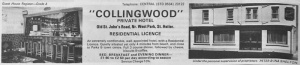 Collingwood 1972 advert