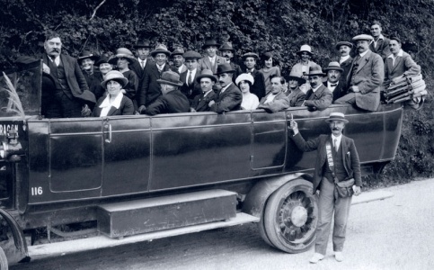 ... these are Paragon charabancs and the renowned guide Baker appears in both pictures