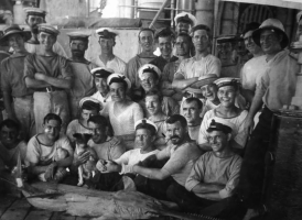 Philip John Le Clercq and crewmates