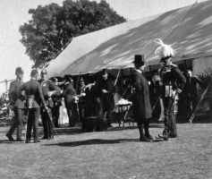 Lieut-Governor Hugh Sutley Gough at Government House with the Dean between 1904 and 1910