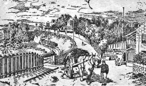 The cutting at Pontac