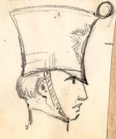 A sketch of a soldier