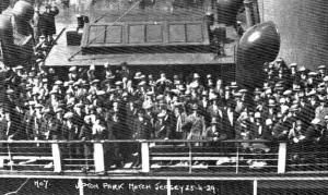 An excursion to watch the Upton Park Cup Final in Guernsey in 1929