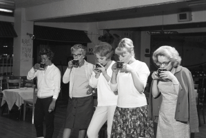 Sunshine Hotel guests' sports day in 1965
