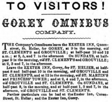 1859 omnibus advert ...