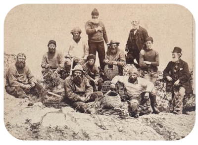 Philip Ouless was standing at the back of this fishing group