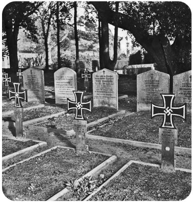 German graves at St Brelade's Church cemetery
