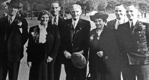 Lucy Holmes and her husband Thomas Barnett