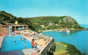 The Cheval Roc Hotel was at Bonne Nuit. Shown here in 1974, it still exists today, but as an old people's home