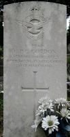 The grave of Great War casualty Cecil Philip George Gordon at Cirencester Cemetery