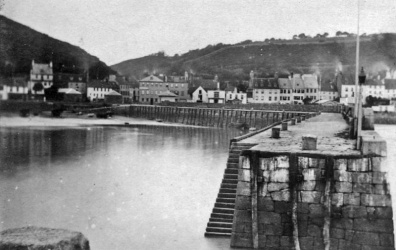 An 1870 photograph of St Aubin by Mrs Slater