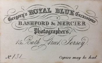 Gregory Royal Blue Excursion card reverse