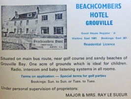 Beachcomers Hotel, 1970