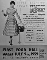 Co-op at Charing Cross 1959 opening