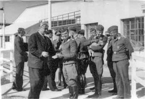 The Bailiff and Attorney-General are summoned to the Airport to meet the first senior officers to arrive