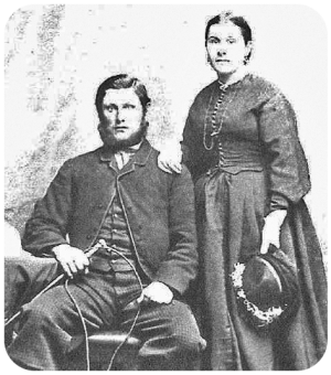 Ann Robert and Samuel Parsons in New Zealand in 1860