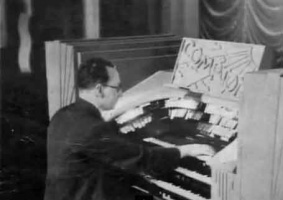 Edward O'Henry at the organ