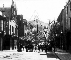 1897: A gathering at the time of Queen Victoria's Diamond Jubilee