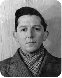 Occupation registration card photograph of William Patrick Barry (1905- ), a fruit and vegetable salesman