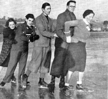 Skating at Beaumont in 1940